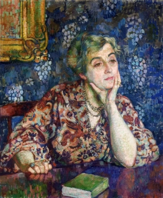 Ritratto di Maria van Rysselberghe in Jersey